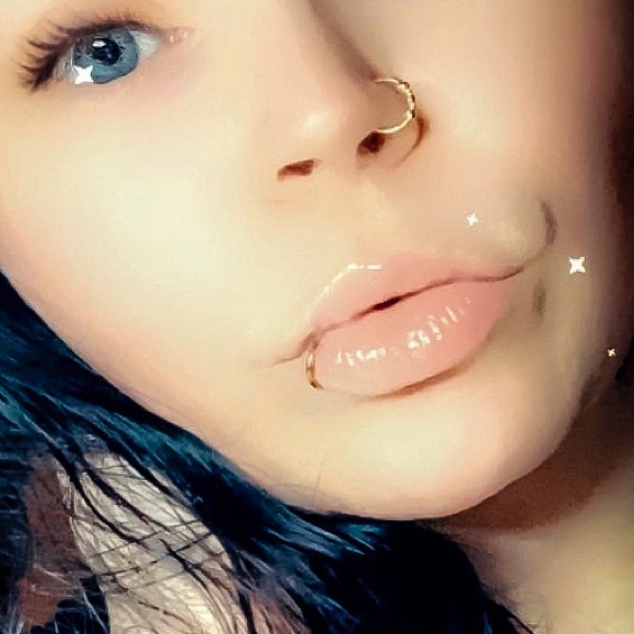 Tri-Colored Nose Ring Cartilage Helix Hoop Earring - Picture 5 of 15